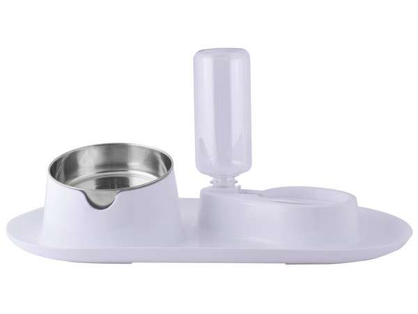 Anti-Splash Pet Bowl and Auto Water Dispenser (P2586W)