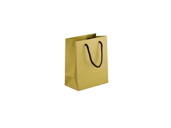 Matte Gift Bag - 14cm - gold (BAG091C-14)