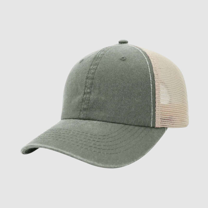 Max Wash 6 Panel Trucker - olive (F22600)