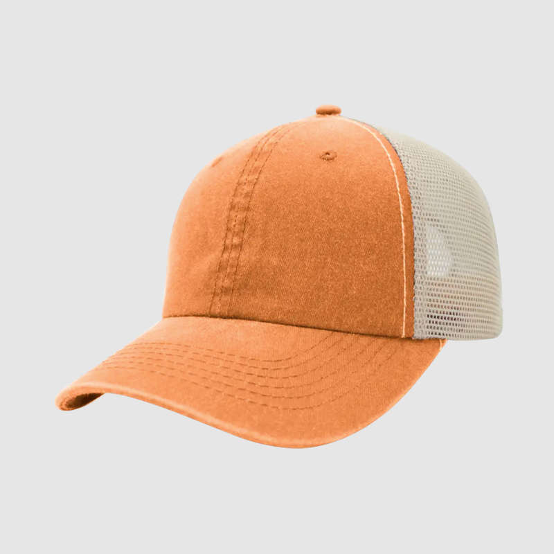 Max Wash 6 Panel Trucker - orange (F22600)