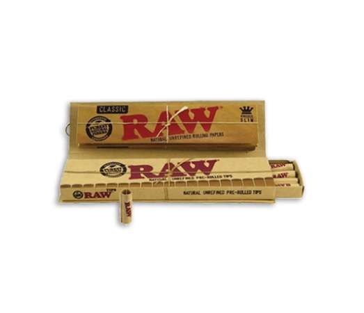 RAW Paper - Connoisseur King Size and Pre-Rolled Tips (RAW037)