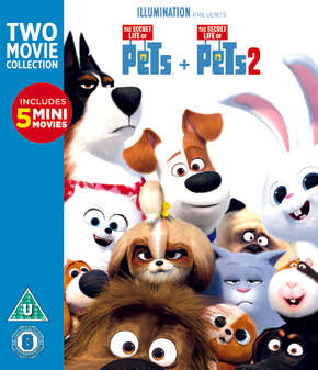 Secret life of Pets 1 and 2 (Blu Ray)