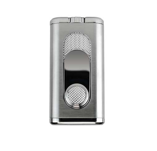 Xikar Cigar Lighter - Verano Double Jet - Silver (LIGHXI067)