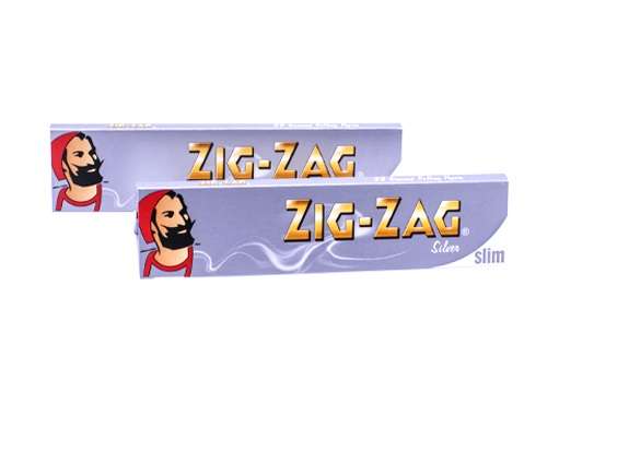 ZigZag Rolling Paper - King Size Slim Silver (ZZP07)