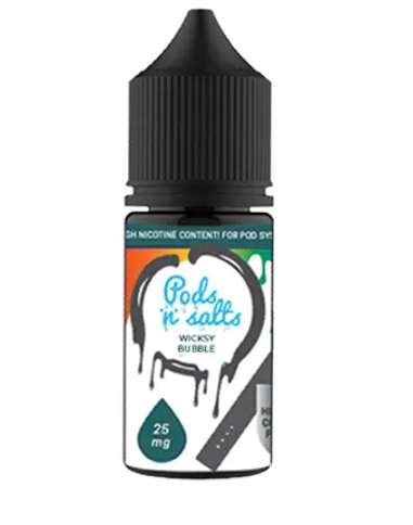 Local Vaping Liquid: Salt Nic - Wicksy Bubble - 25mg (30ml)