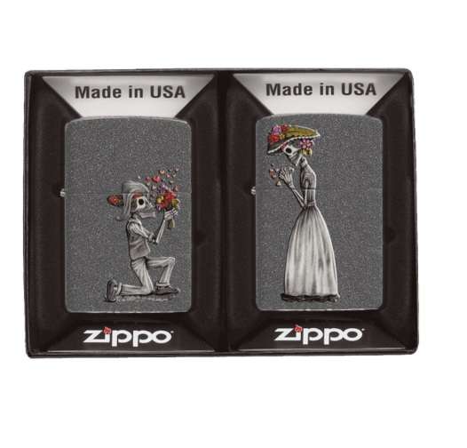 Zippo Lighter: Zippo Day of The Dead Skulls Set - RANGE (ZP28987)