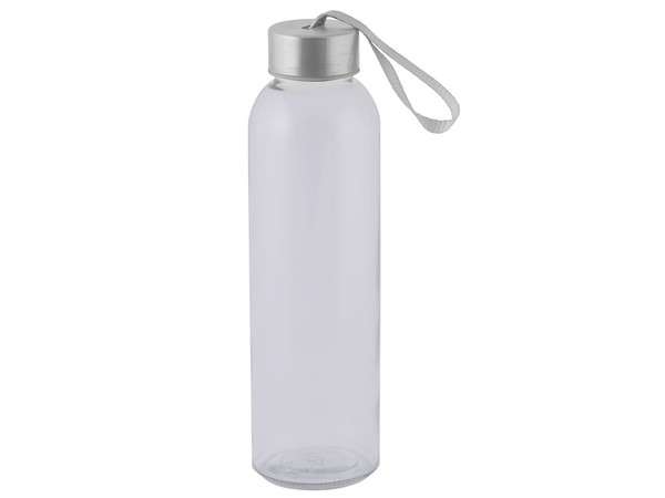 500ml Glass Bottle and Carry Cord - grey (P2576H)