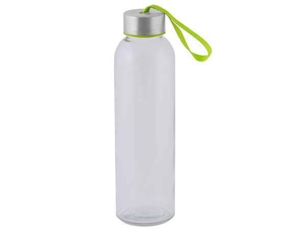 500ml Glass Bottle and Carry Cord - lime (P2576L)