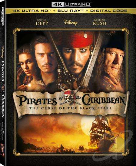 Pirates of the Caribbean: Curse of the Black Pearl (4K Ultra HD+Blu Ray)
