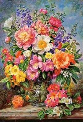 June Flowers In Radiance (1000pc Puzzle)