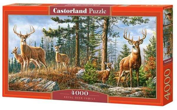 Royal Deer Family (4000 Piece Puzzle)
