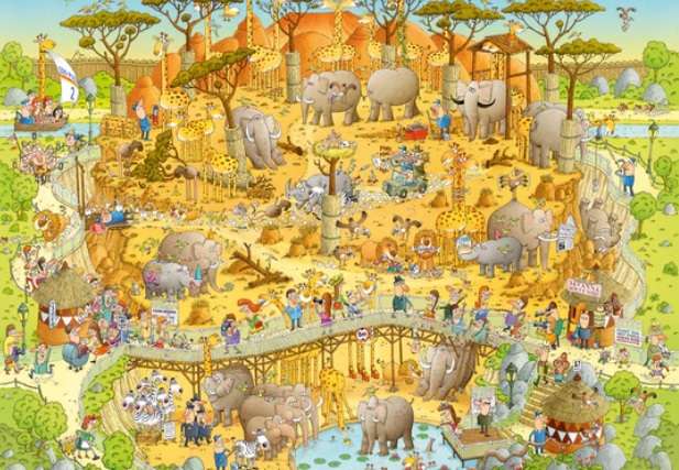 African Habitat (1000 Piece Puzzle)