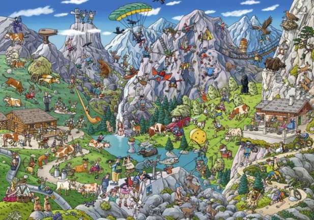 Alpine Fun (1000 Piece Puzzle)