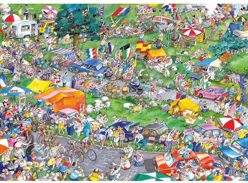 Cycle Race (1000 Piece Puzzle)