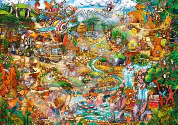 Exotic Safari (2000 Piece Puzzle)