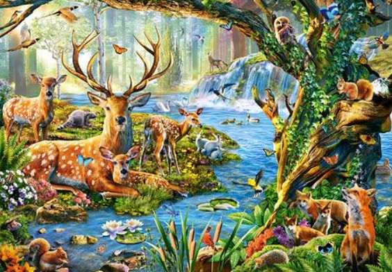 Forest Life (500 Piece Puzzle)