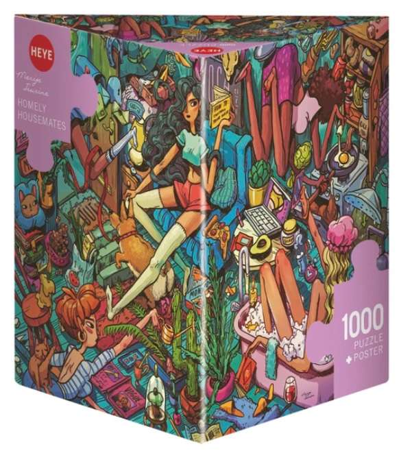 Homely Housemates (1000 Piece Puzzle)