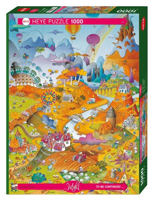Idyll By The Field (1000 Piece Puzzle)