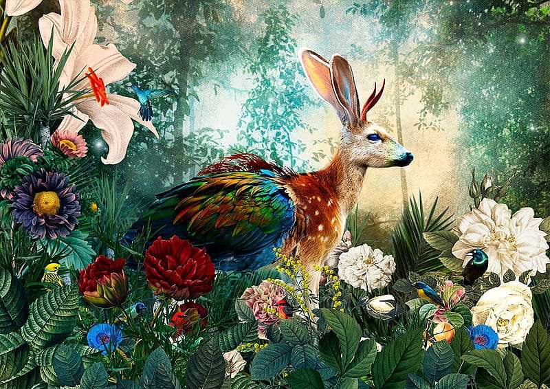 Jackalope (1000 Piece Puzzle)