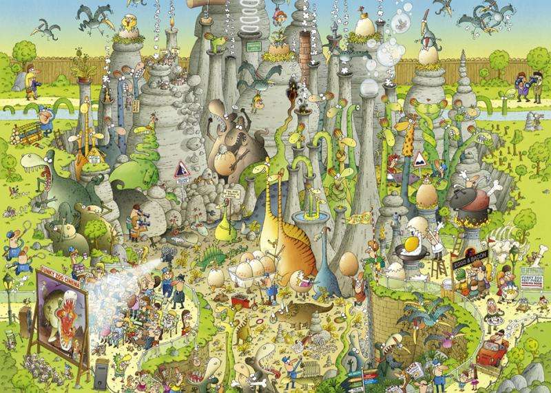 Jurassic Habitat (1000 Piece Puzzle)