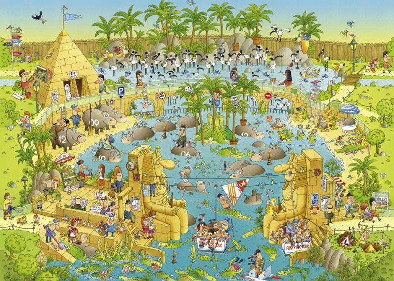 Nile Habitat (1000 Piece Puzzle)