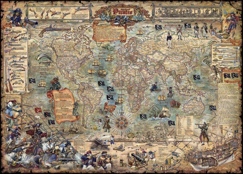 Pirate World (2000 Piece Puzzle)