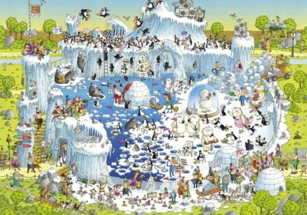 Polar Habitat (1000 Piece Puzzle)
