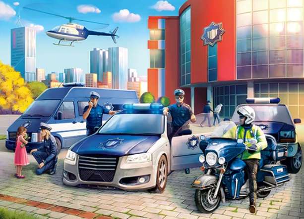 Police Station (100 Piece Puzzle)