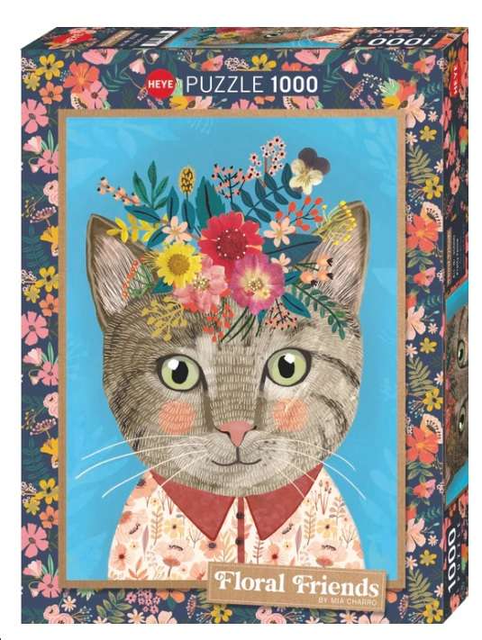 Pretty Feline (1000 Piece Puzzle)