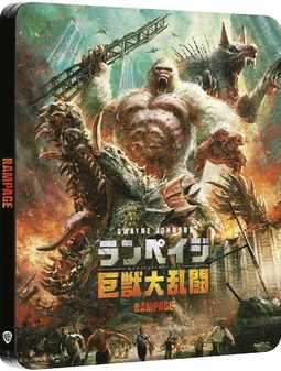 Rampage (Dwayne Johnson) (4K Ultra HD+Blu Ray Steelbook) - Limited Edition