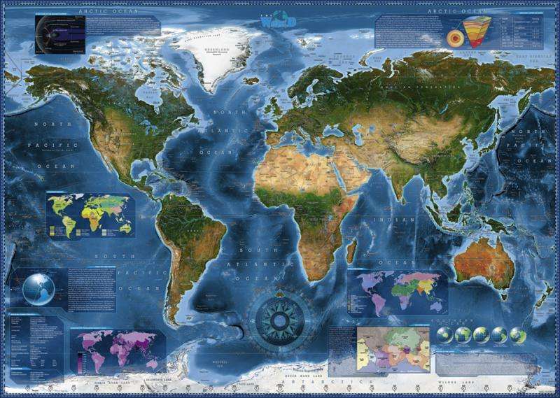Satellite Map (2000 Piece Puzzle)
