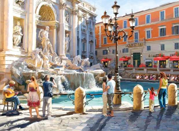 Trevi Fountain (3000 Piece Puzzle)