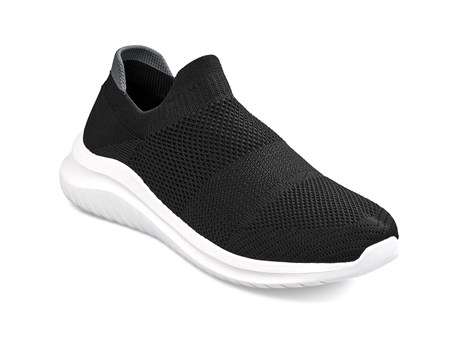 Altitude Unisex Comfort Slip-On Sneaker - black/white (AL-3)