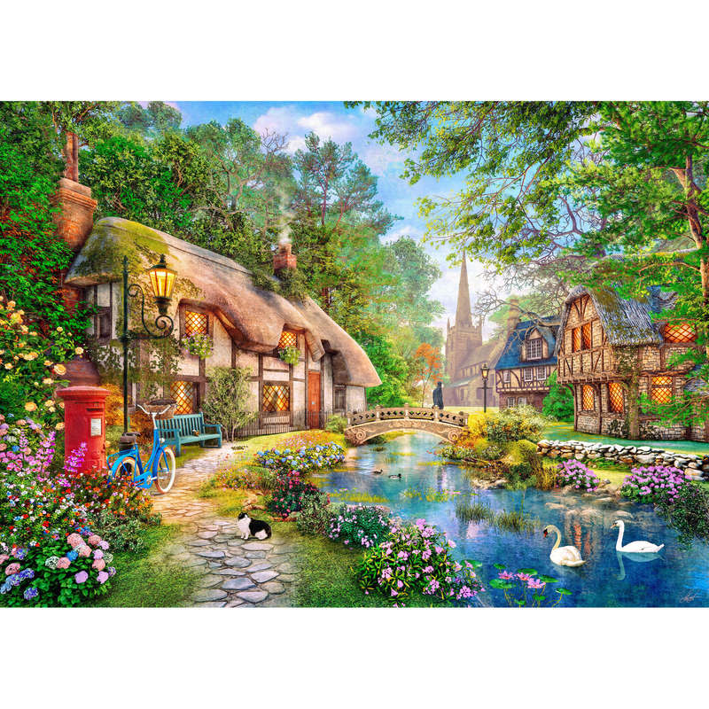 Cottageway Lane (3000 Piece Puzzle)