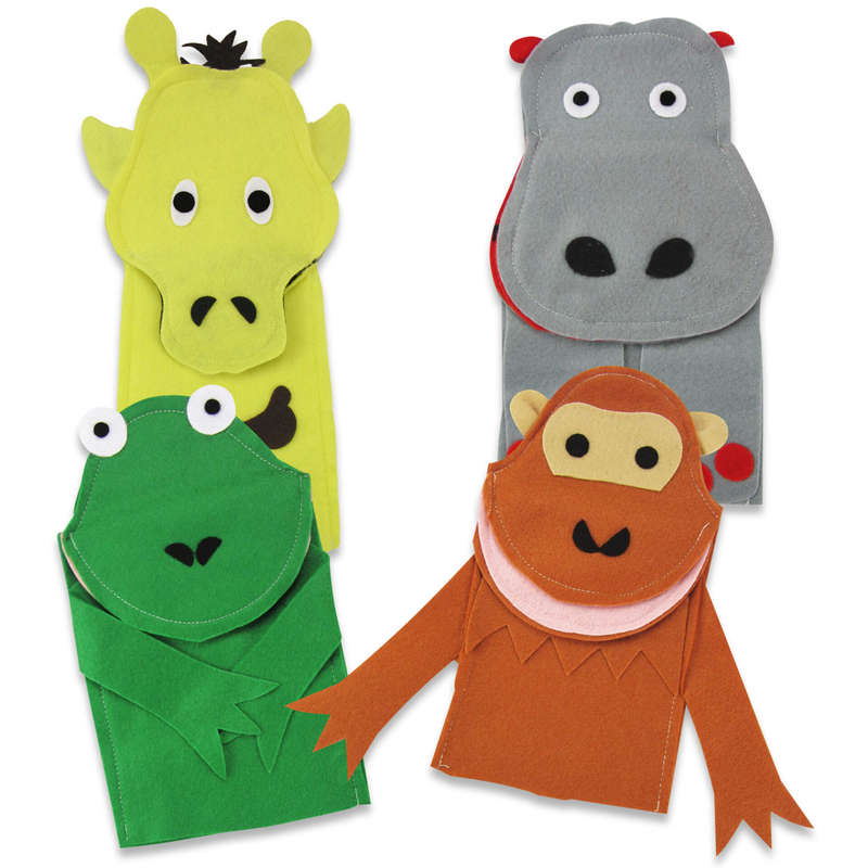 Hand Puppets - Wild Animals (RGS4040)
