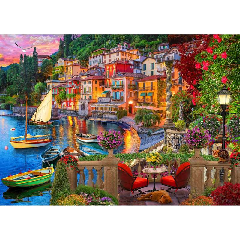 Italys Lake Como (3000 Piece Puzzle)
