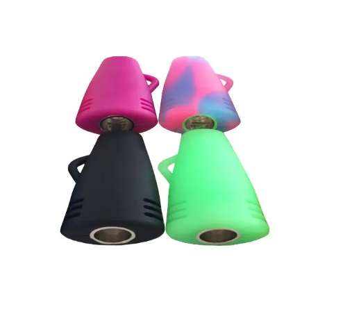Rasta Pipe - Silicone One Hitter Pipe (Pipe8556)