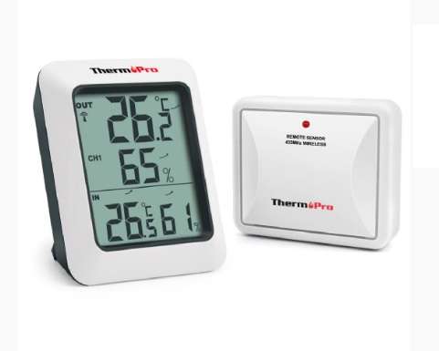 ThermoPro Indoor/Outdoor Thermometer Clamshell (TP-60C)