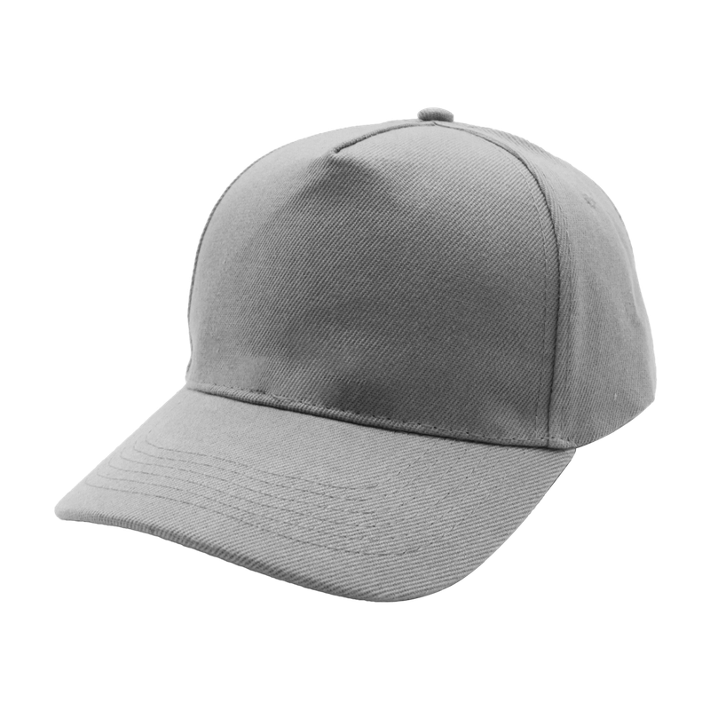 5 Panel Acrylic Cap - grey (V5038)