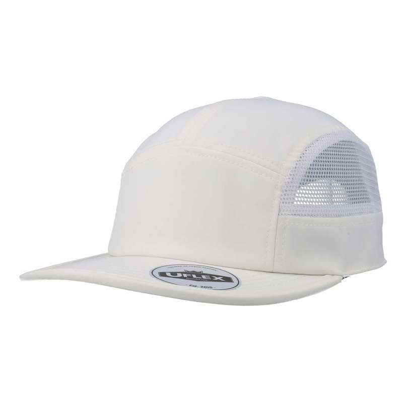 Uflex 6 Panel Recycled Active Cap - white (U23002)