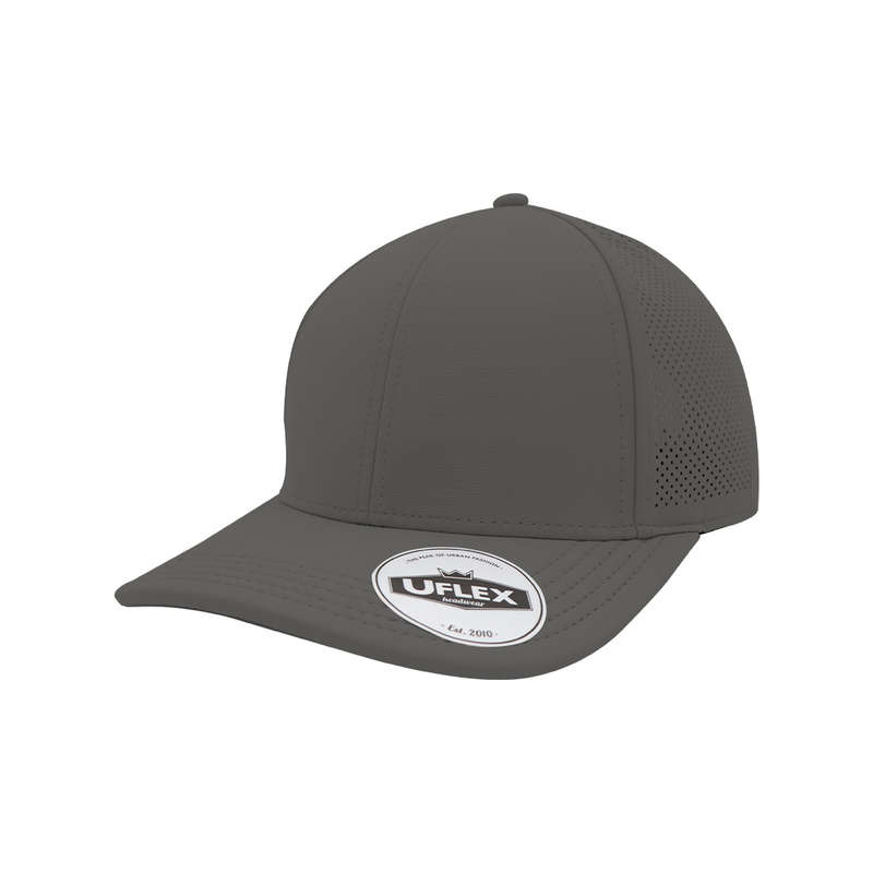 Uflex 6 Panel Sports Cap - charcoal (U22001S)