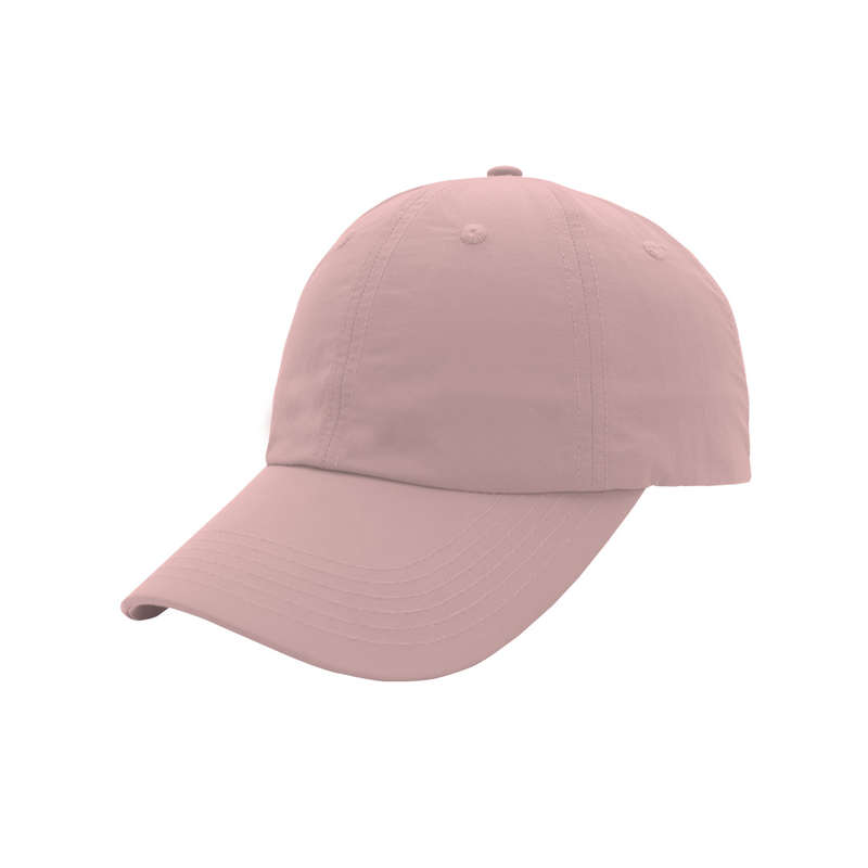 Crushed Nylon 6 Panel Cap - dusty pink (F23600)