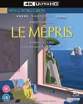 Le Mepris (aka Contempt) (Brigitte Bardot) (4K Ultra HD+Blu Ray)