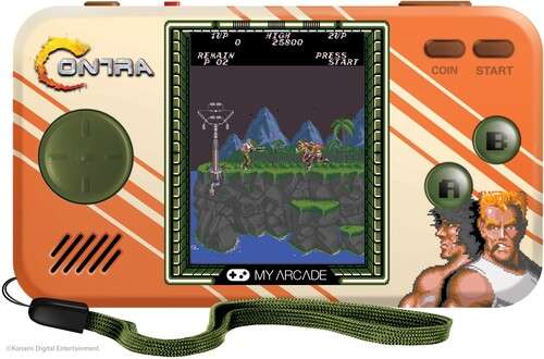 My Arcade Contra Pocket Player Handheld Portable Game System (DGUNL-3281)