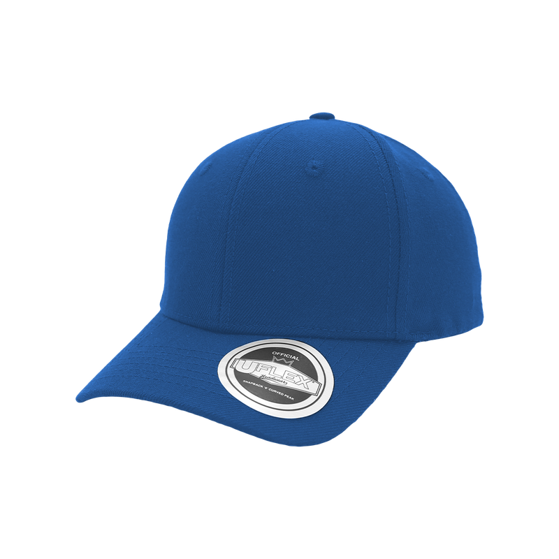 Uflex 6 Panel Curved Peak Snapback - royal blue (U15608)