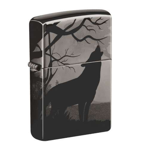 Zippo Lighter: 150 Wolves Design (ZP49188)