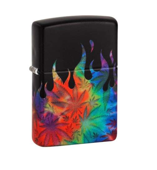 Zippo Lighter: 49352 Leaf Design (ZP49534)