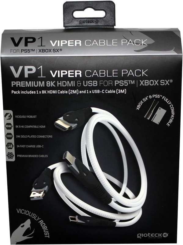 Gioteck Premium Viper Cable Pack Universal