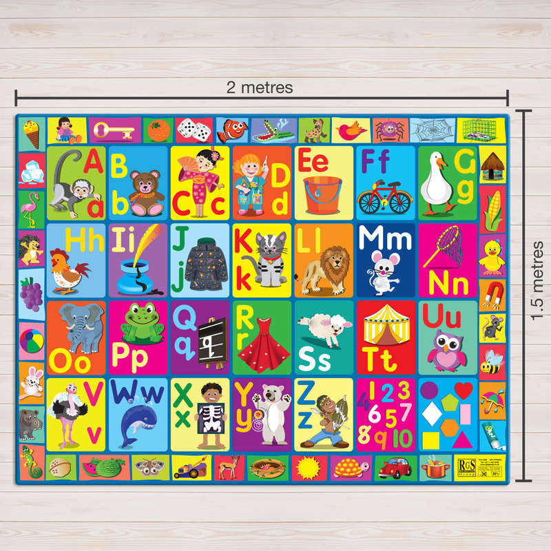 ABC Aktiwiteits Speelmat (Carpet ABC Afrikaans Play Mat) (RGS2059)