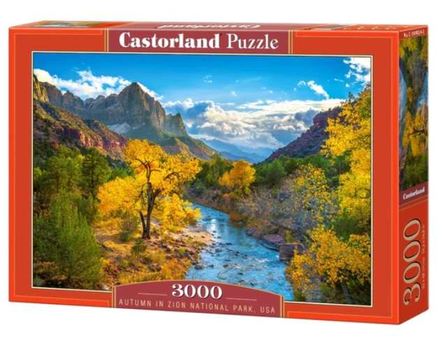 Autumn in Zion National Park, USA (3000 Piece Puzzle)